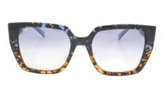 Square Sunglasses "BLUE/ORANGE TORTOISE" MCM723S-461