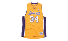 NBA Shaquille O’Neal Swingman Home Jersey "1999 Los Angeles Lakers - Gold" SMJYGS18179 LALLTGD99SON