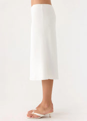 Marquas Midi Skirt - White