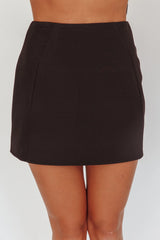 Tammi High Waist Mini Skirt Black