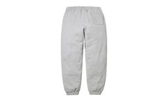 Satin Appliqué Sweatpant "SS26 - Grey" SU27514
