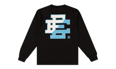 EE LONG SLEEVE T-SHIRT "SS24 - Black/White/Baby Blue" EE531