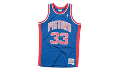 NBA Grant Hill Swingman Road Jersey "1995 Detroit Pistons - Royal" SMJYAC18025 DPIROYA95GHI