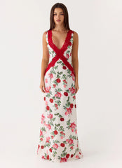 Aoifie Maxi Dress - Ivory Bloom