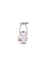 VERALi Kian Block Heel Sandals Silver