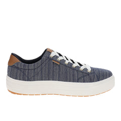 Park Stripe Chambray Lace Up Sneakers