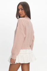Cadence Knit Sweater Pink