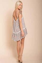 Emmalee Crochet Strap Dress Peach