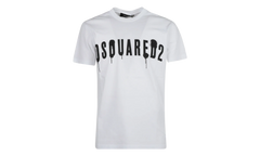 Spray Logo Print T-shirt "White" S71GD1282S22427100