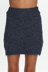 She's Good Knit Mini Skirt Navy