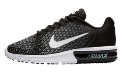 Air Max Sequent 2 WMNS "Black White / Dark Grey" 852465 002