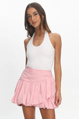 Dandy Bubble Mini Skirt Pink