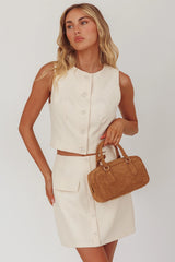 Malinah Bowling Bag Tan