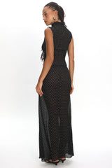 LIONESS Ford Maxi Skirt Onyx Polka