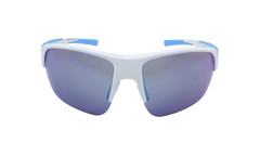 Changeup Dual Sunglasses "Gray Mirror - Shiny White / Carolina Blue" S8650129 039