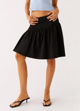 Rayna Midi Skirt - Black