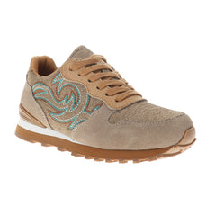 Giddyup Embroidered Lace Up Sneakers