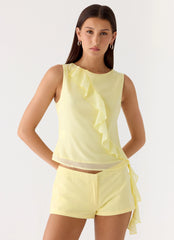Sun Up Top - Yellow