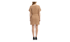 Poncho Style Crochet Laced Mini Dress WMNS "Dark Sand" AF4R0005KD780AG