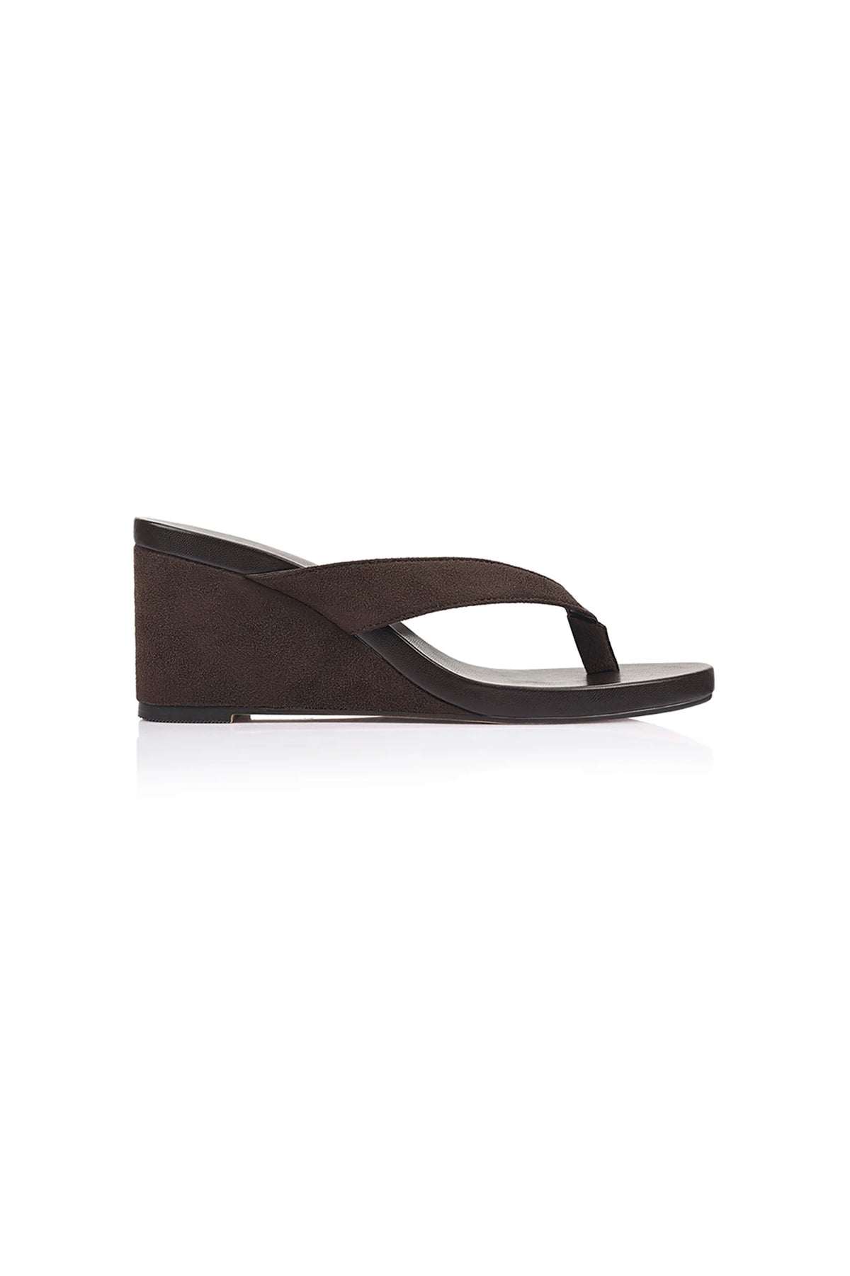 VERALi Polly Thong Wedges Brown
