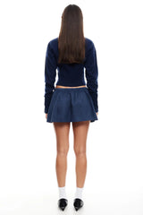 LIONESS Head In The Clouds Cardigan Navy