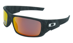 Crankshaft Polarized Sunglasses "Matte Black Camo / Ruby Iridium Polarized" OO9239 30