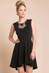 Maya Closed Back Dress Black