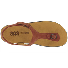 Women's Marina T-Strap Sandal in Rust