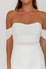 Melonie Off-Shoulder Top White